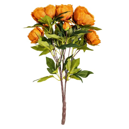 Artificial Coffee Peony Spray By Vickerman | 23" | Michaels®